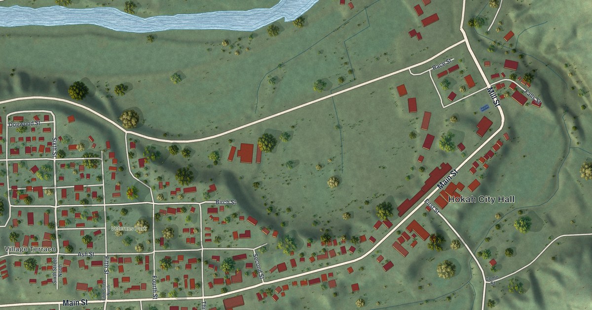 Map of Hokah, Minnesota in 2026