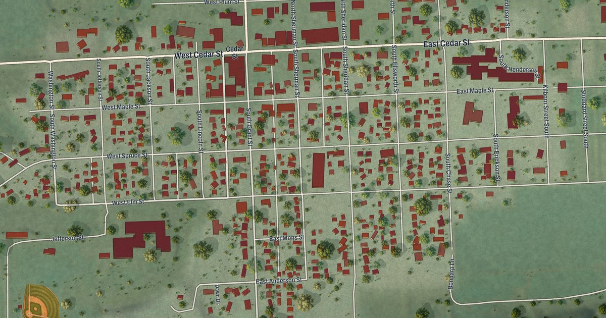 Map of Houston, Minnesota in 2026