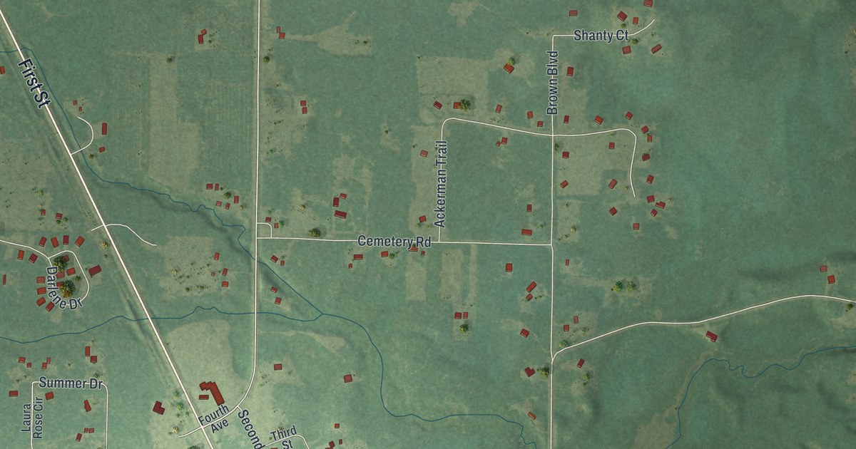 Map of Jenkins, Minnesota in 2026