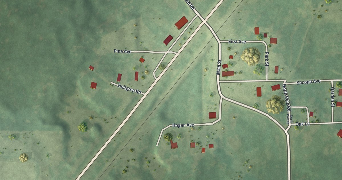 Map of Kerrick, Minnesota in 2026