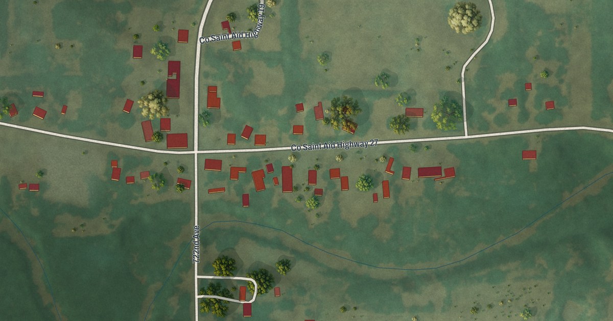Map of Kingston, Minnesota in 2026