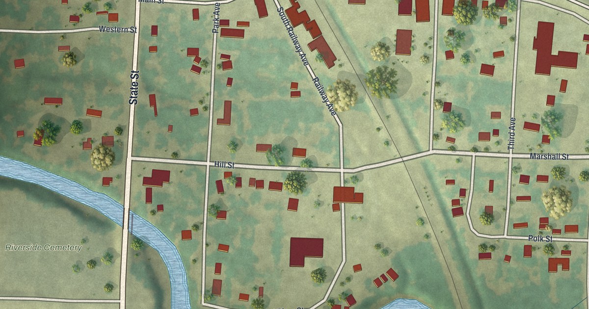 Map of Lake Bronson, Minnesota in 2026