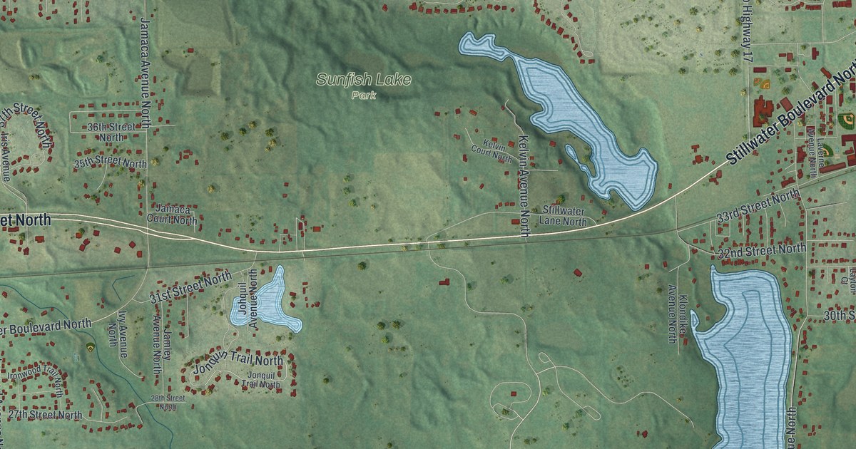 Map of Lake Elmo, Minnesota in 2026