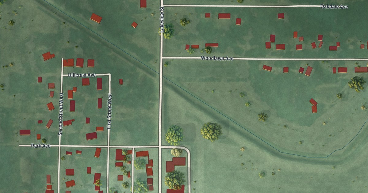 Map of Lake Lillian, Minnesota in 2026