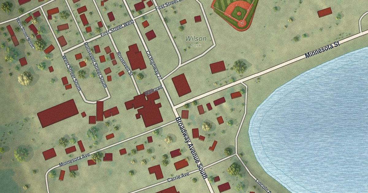 Map of Lake Wilson, Minnesota in 2026