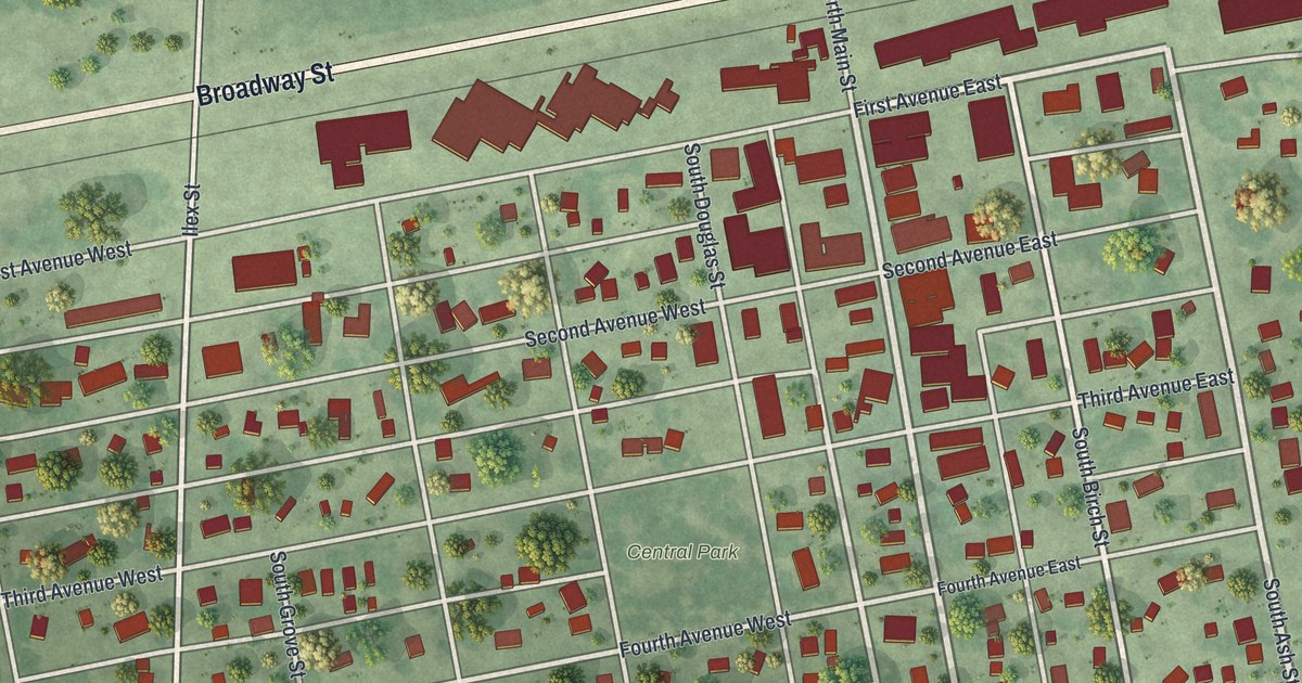 Map of Lamberton, Minnesota in 2026
