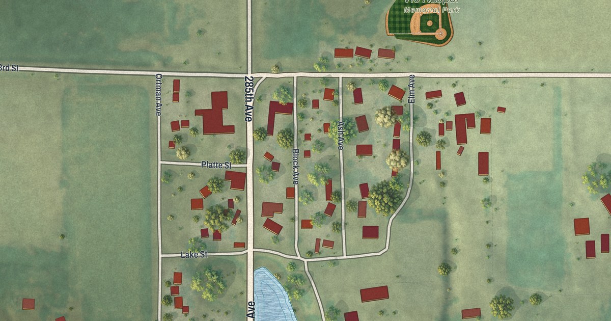 Map of Lastrup, Minnesota in 2026