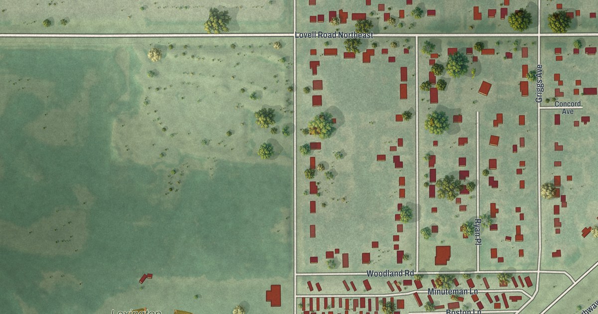Map of Lexington, Minnesota in 2026