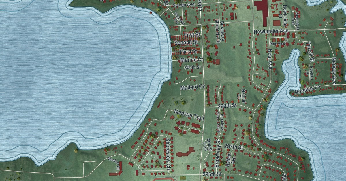 Map of Lindstrom, Minnesota in 2026