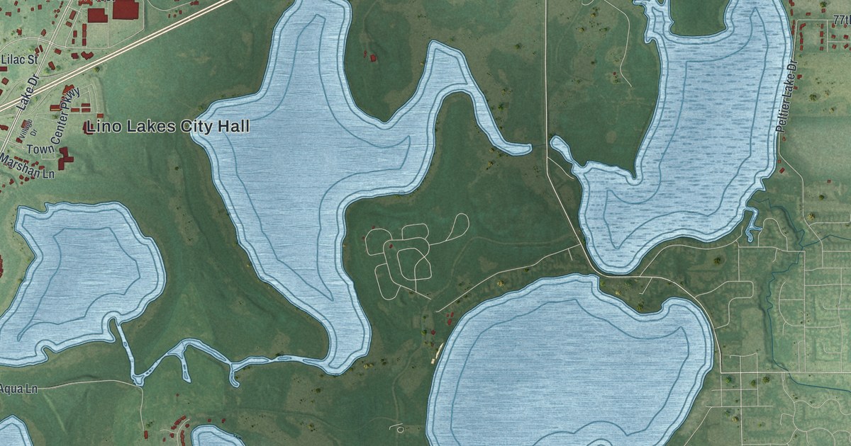 Map of Lino Lakes, Minnesota in 2026