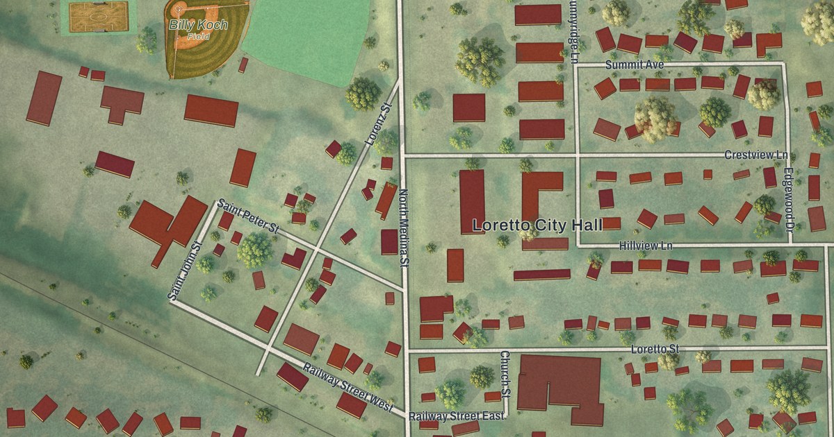 Map of Loretto, Minnesota in 2026
