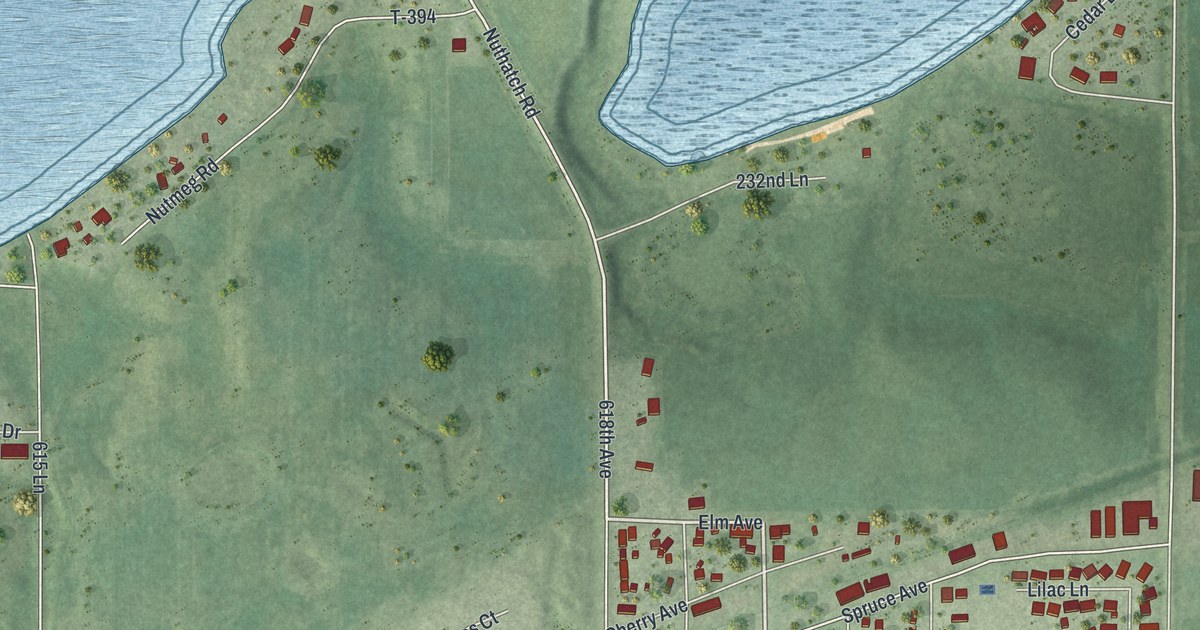 Map of Madison Lake, Minnesota in 2026
