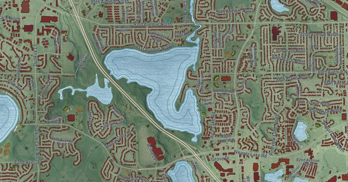 Map of Maple Grove, Minnesota in 2026