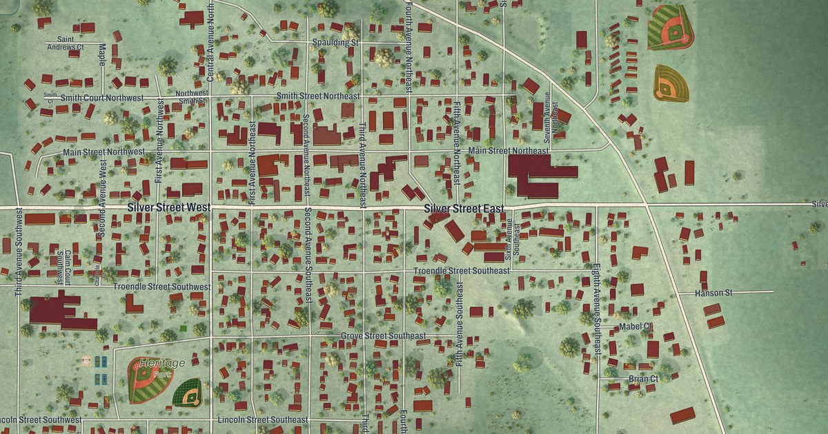 Map of Mapleton, Minnesota in 2026