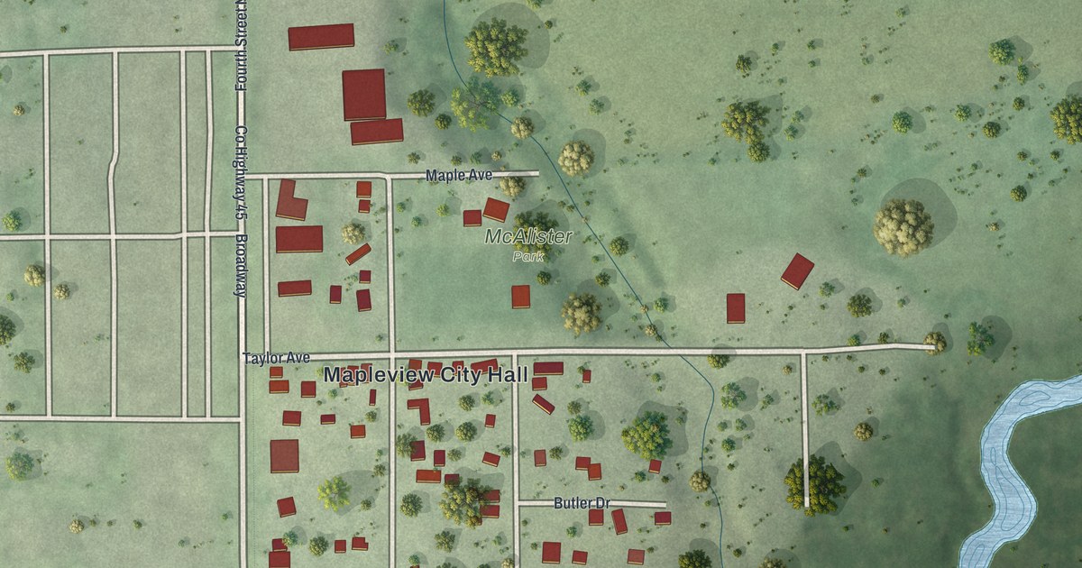 Map of Mapleview, Minnesota in 2026