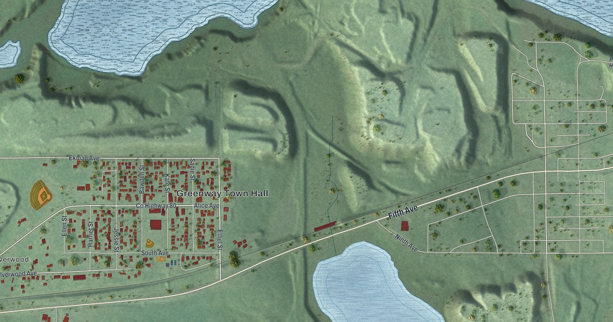 Map of Marble, Minnesota in 2026
