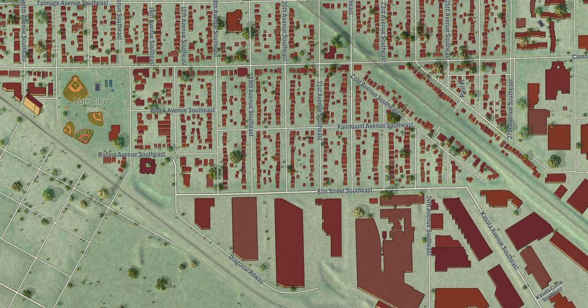 Map of Como, Minnesota in 2026