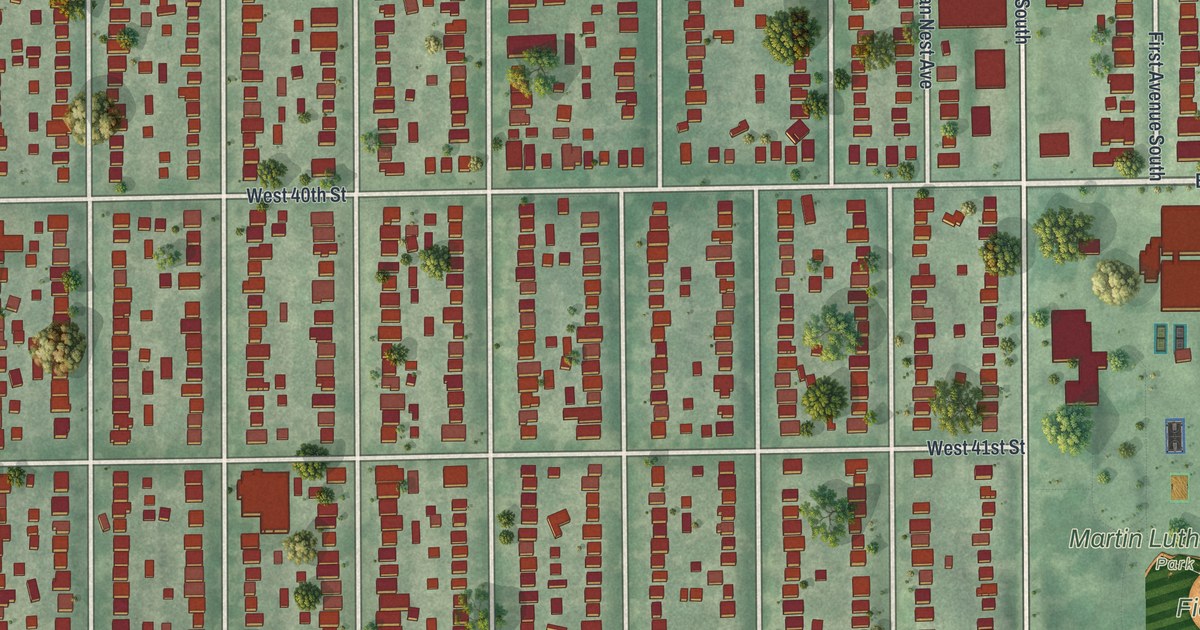 Map of King Field, Minnesota in 2026