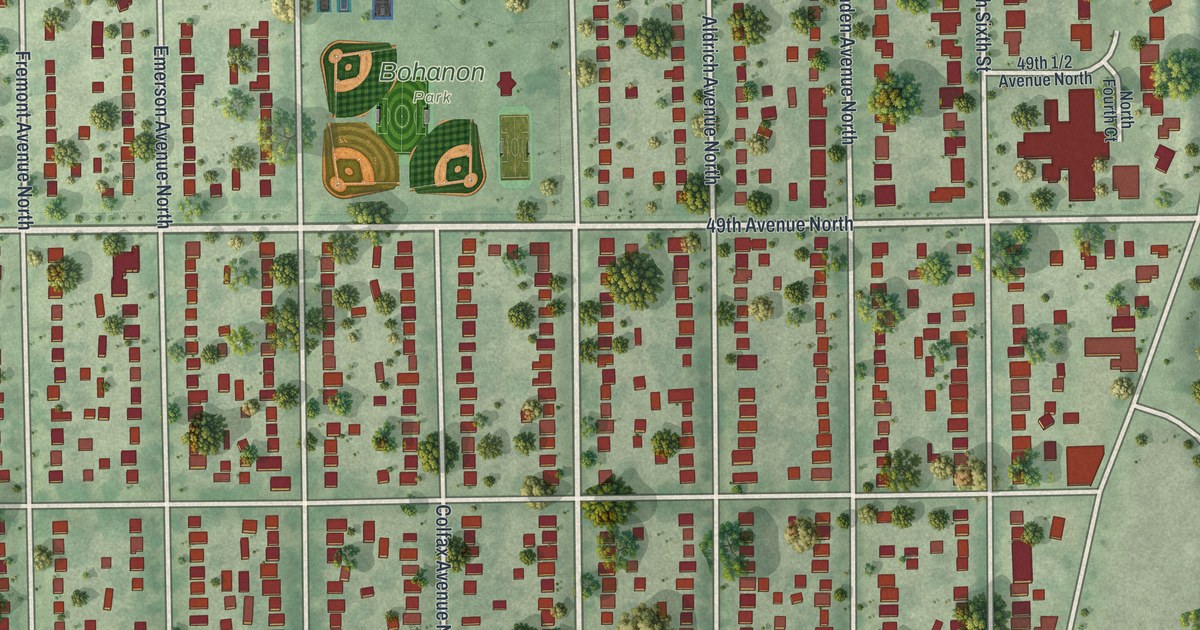 Map of Lind – Bohanon, Minnesota in 2026