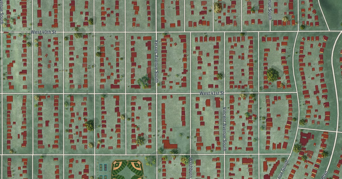 Map of Linden Hills, Minnesota in 2026