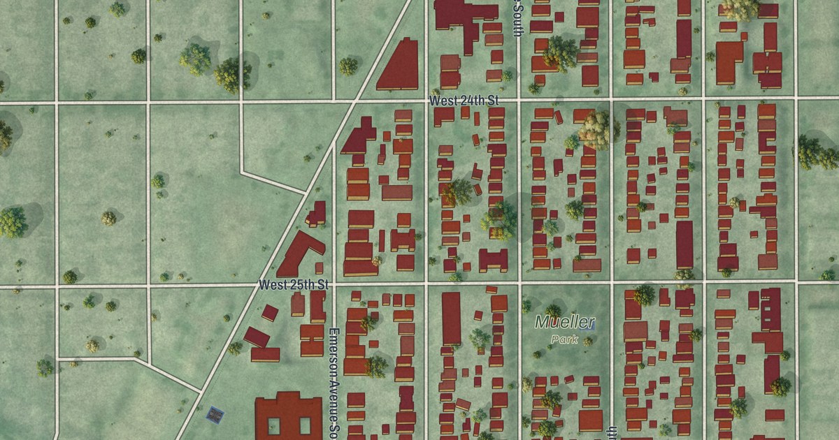 Map of Lowry Hill East, Minnesota in 2026
