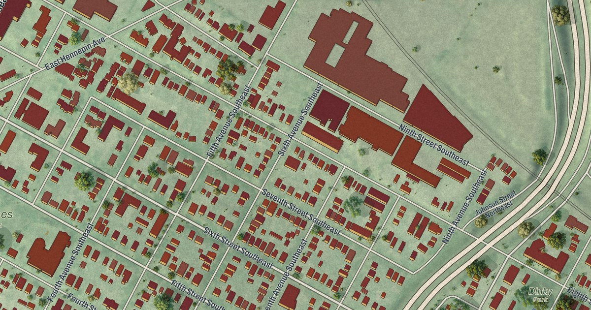 Map of Marcy Holmes, Minnesota in 2026