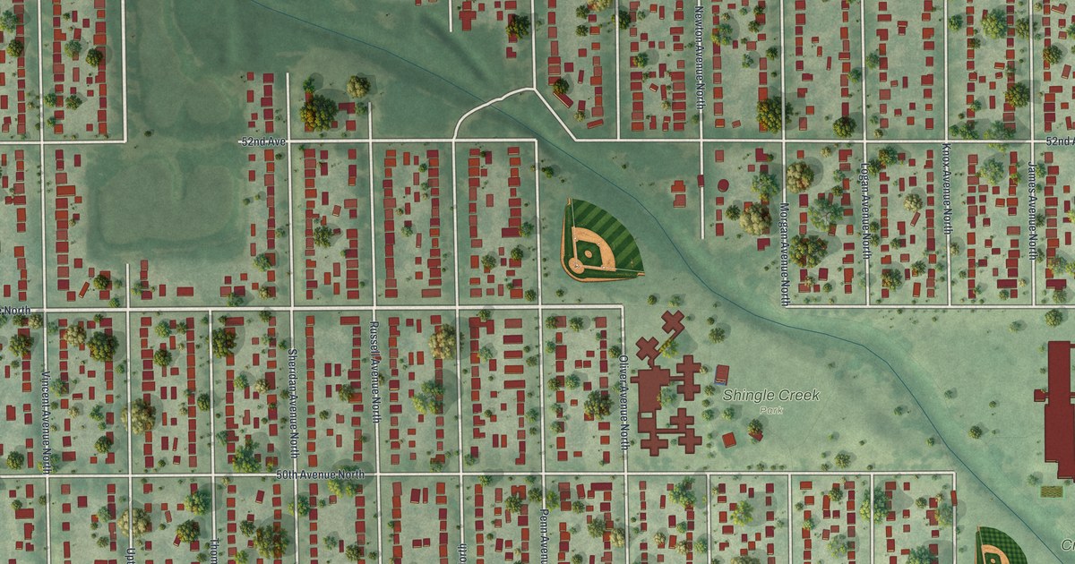 Map of Shingle Creek, Minnesota in 2026