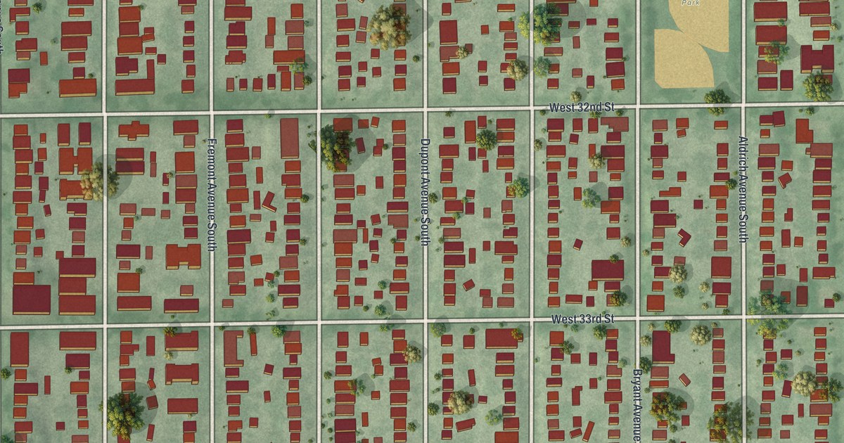 Map of South Uptown, Minnesota in 2026