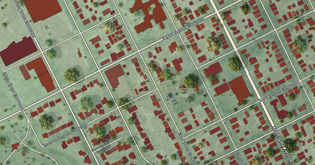 Map of St. Anthony West, Minnesota in 2026