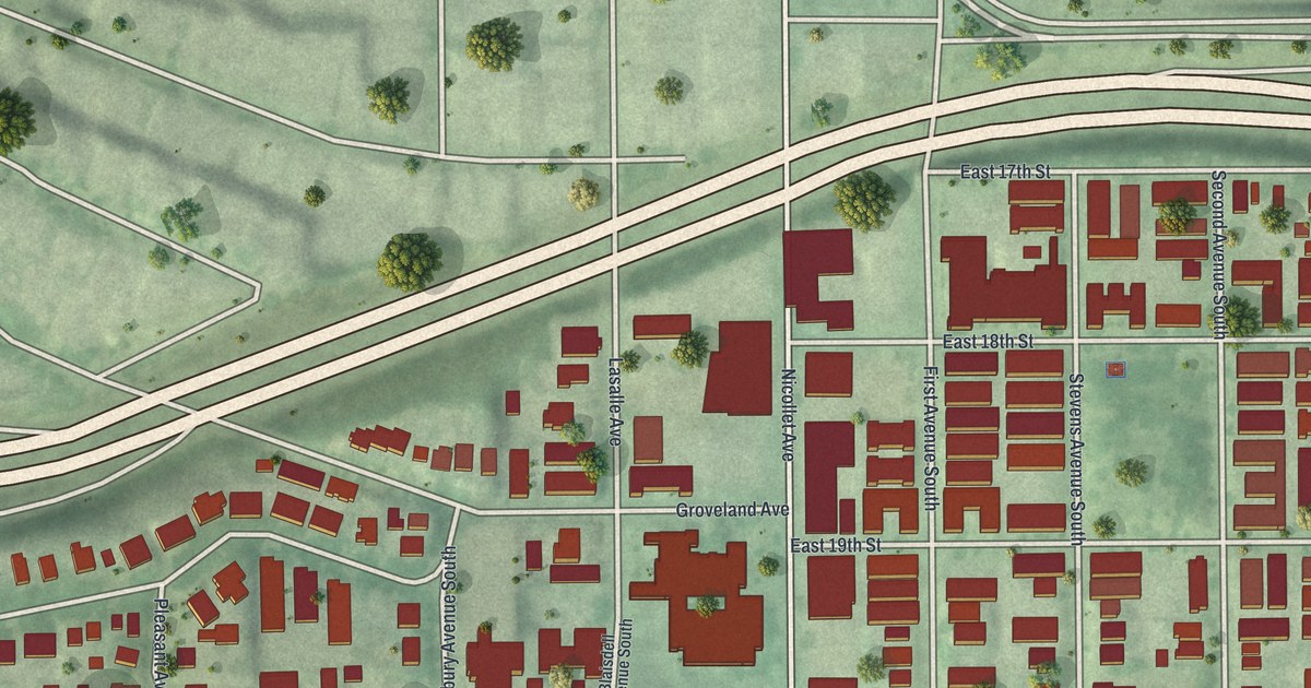 Map of Steven’s Square – Loring Heights, Minnesota in 2026