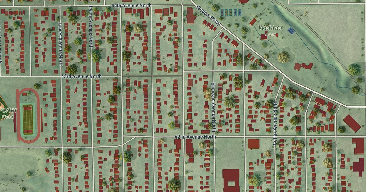 Map of Webber – Camden, Minnesota in 2026