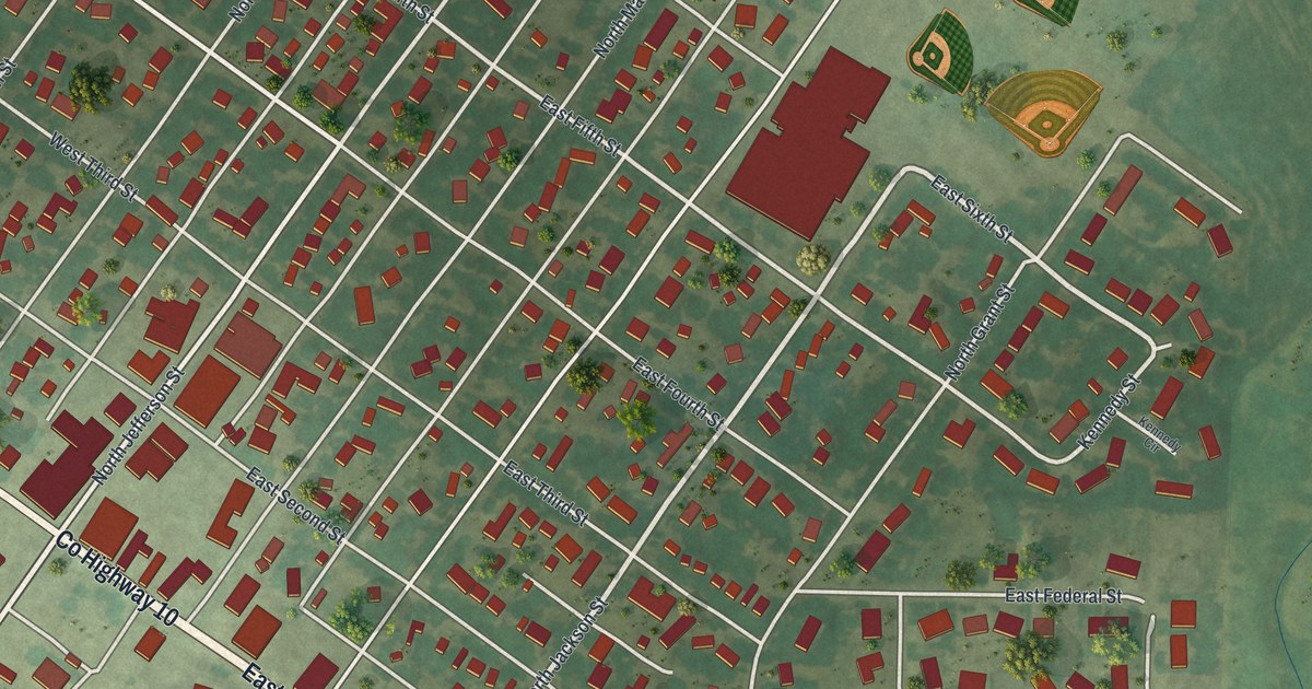 Map of Minneota, Minnesota in 2026