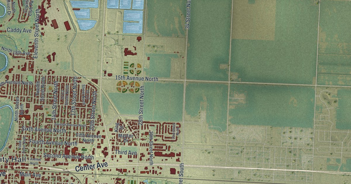 Map of Moorhead, Minnesota in 2026