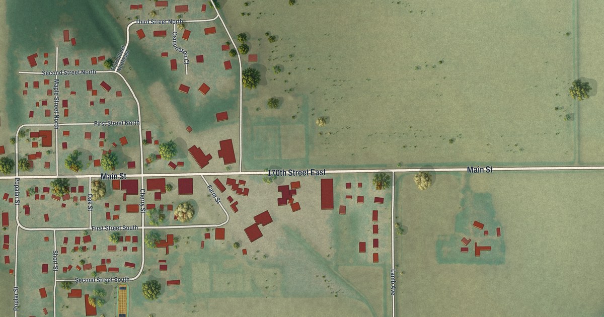 Map of Nerstrand, Minnesota in 2026
