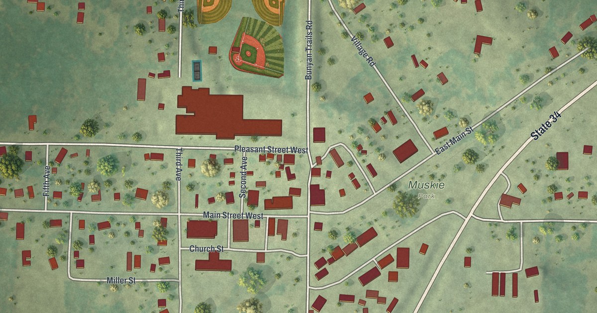 Map of Nevis, Minnesota in 2026