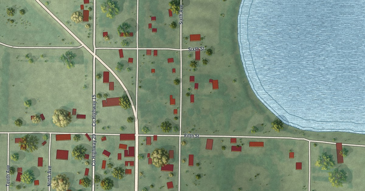 Map of New Auburn, Minnesota in 2026