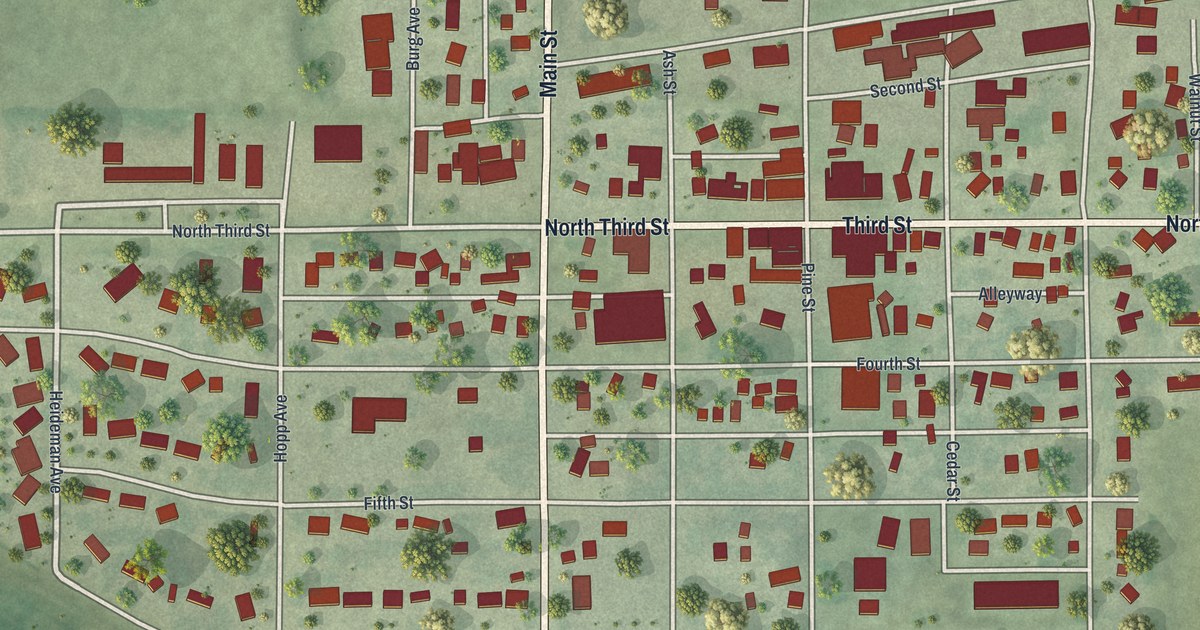Map of Nicollet, Minnesota in 2026