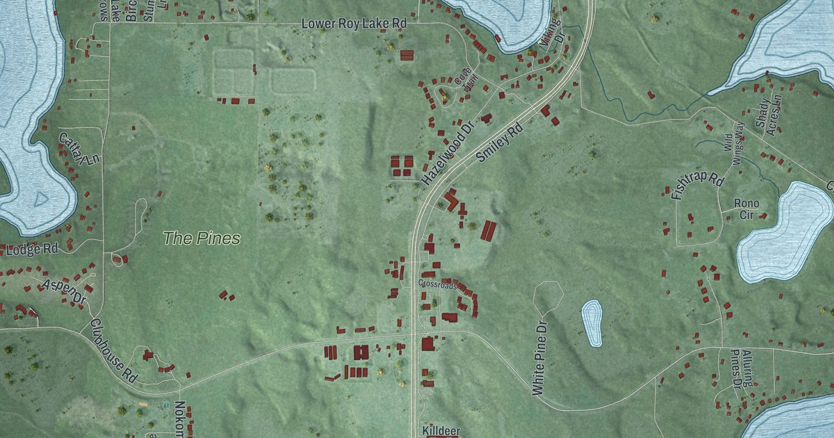 Map of Nisswa, Minnesota in 2026