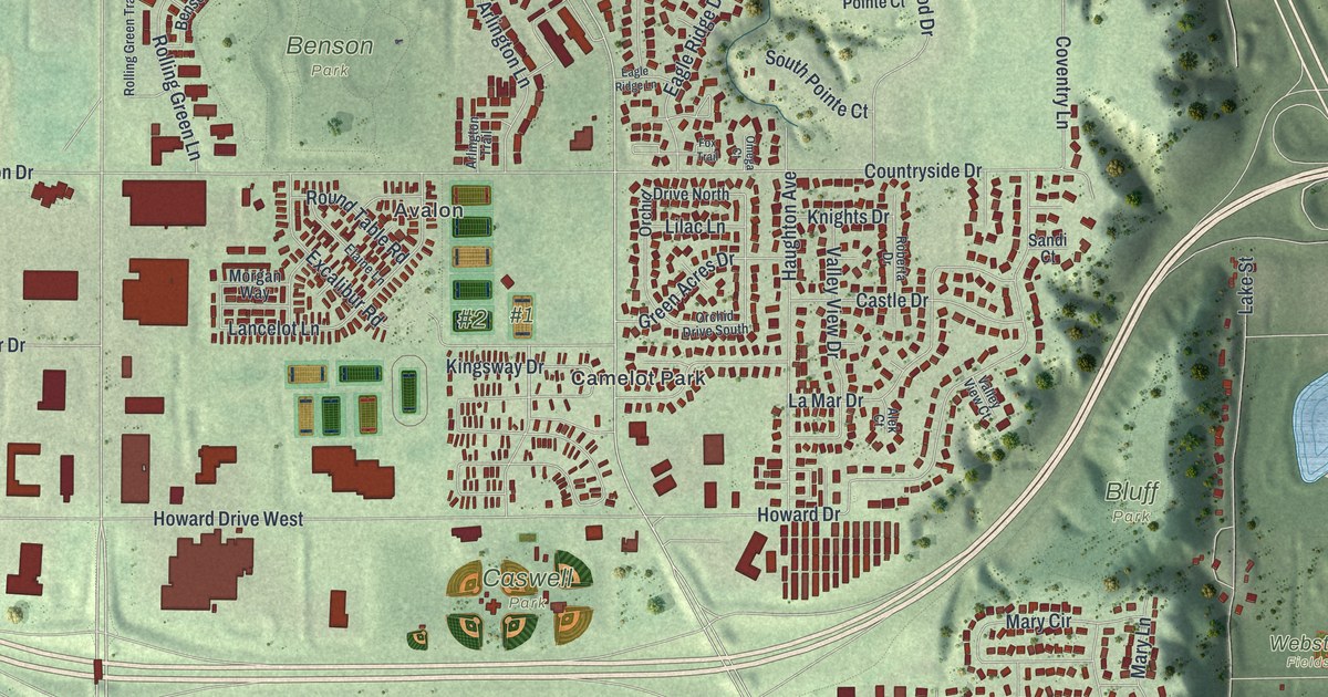 Map of North Mankato, Minnesota in 2026