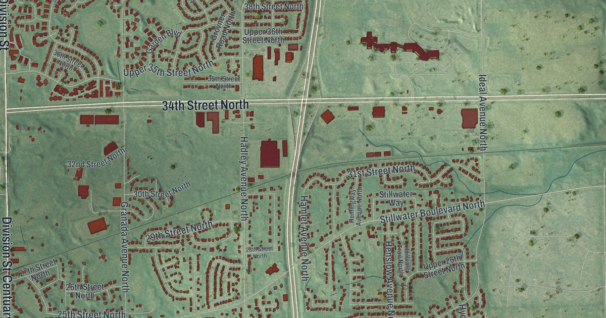 Map of Oakdale, Minnesota in 2026