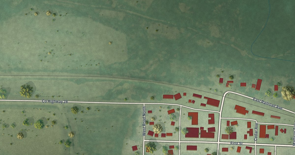 Map of Odessa, Minnesota in 2026