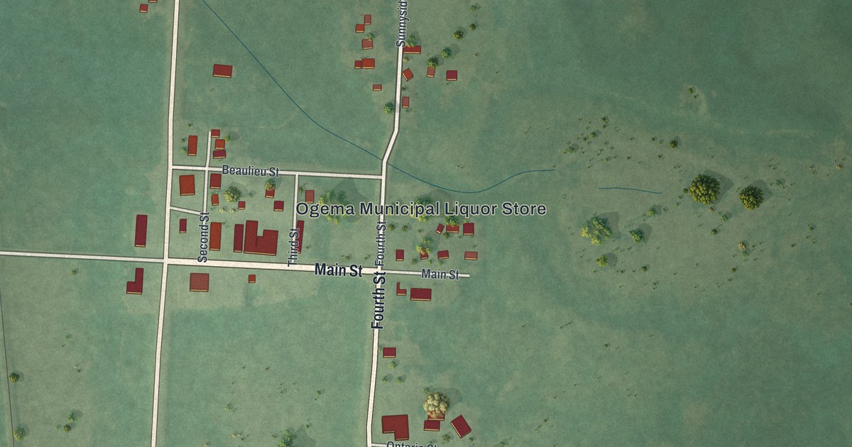 Map of Ogema, Minnesota in 2026