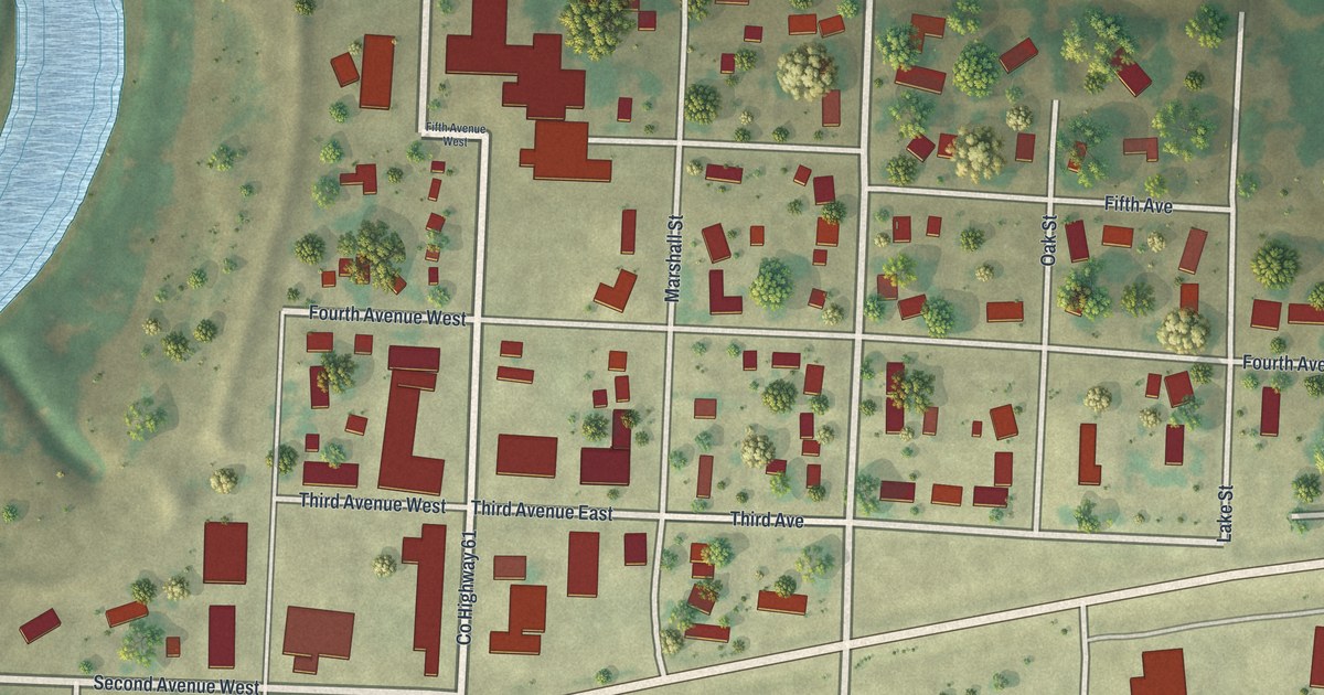 Map of Oslo, Minnesota in 2026