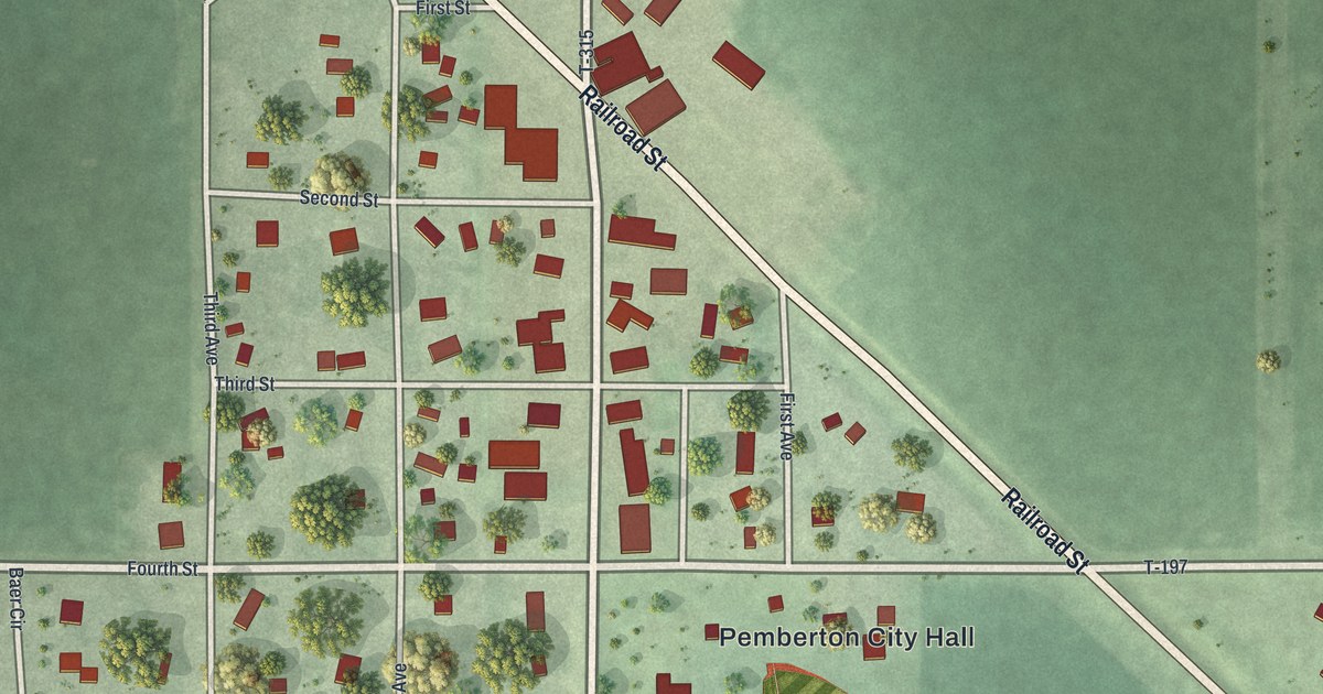 Map of Pemberton, Minnesota in 2026