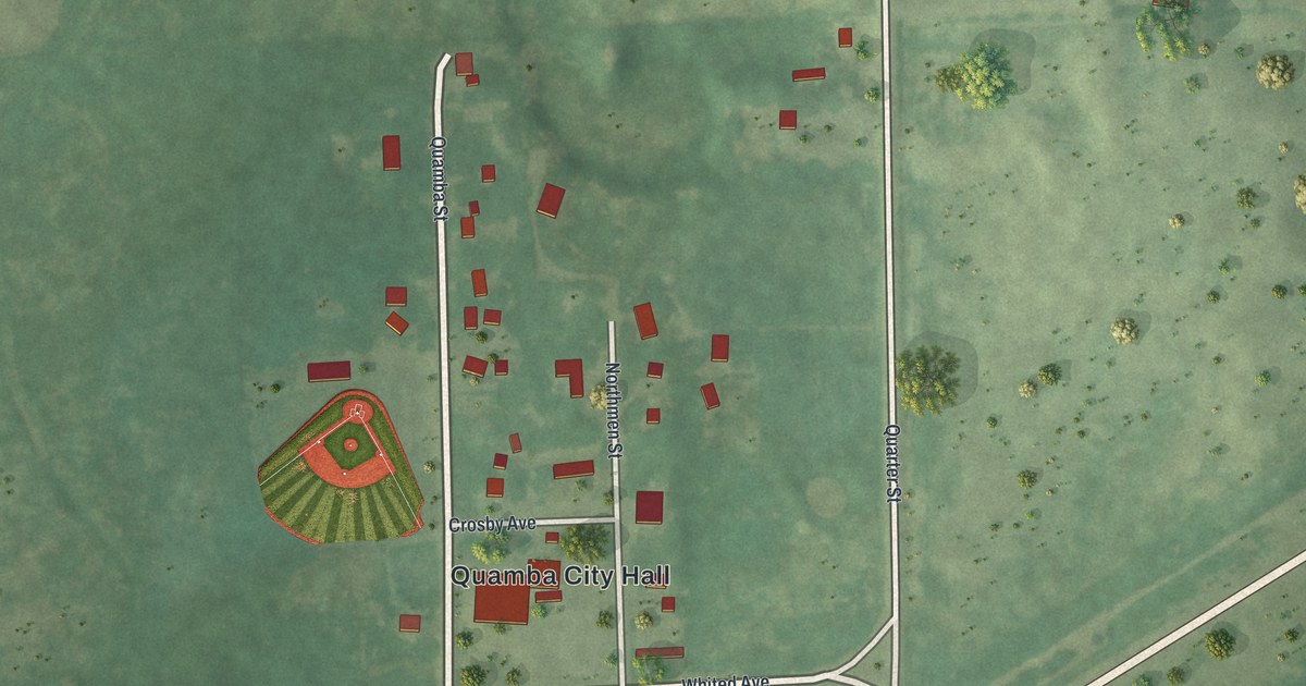Map of Quamba, Minnesota in 2026