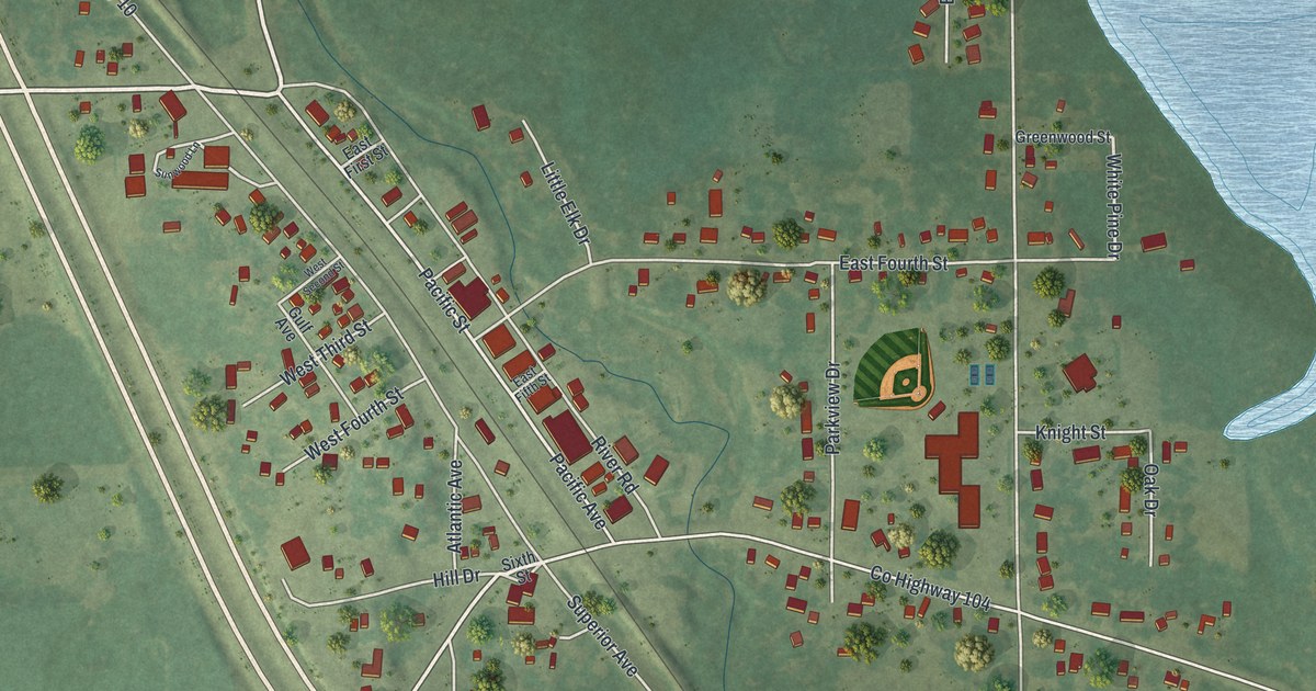 Map of Randall, Minnesota in 2026