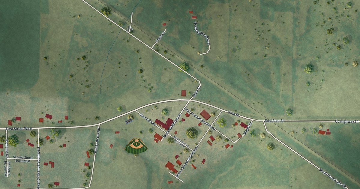 Map of Richville, Minnesota in 2026