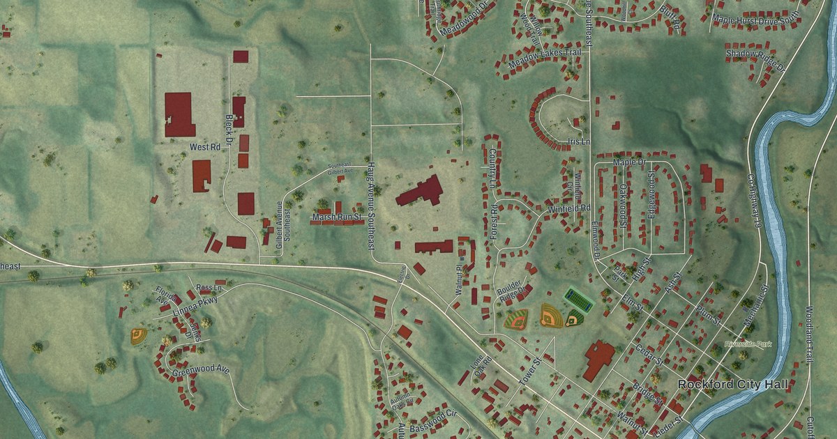 Map of Rockford, Minnesota in 2026