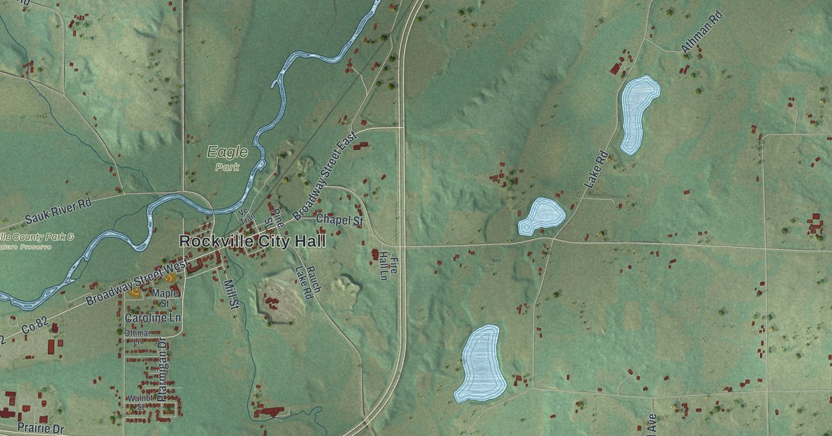 Map of Rockville, Minnesota in 2026