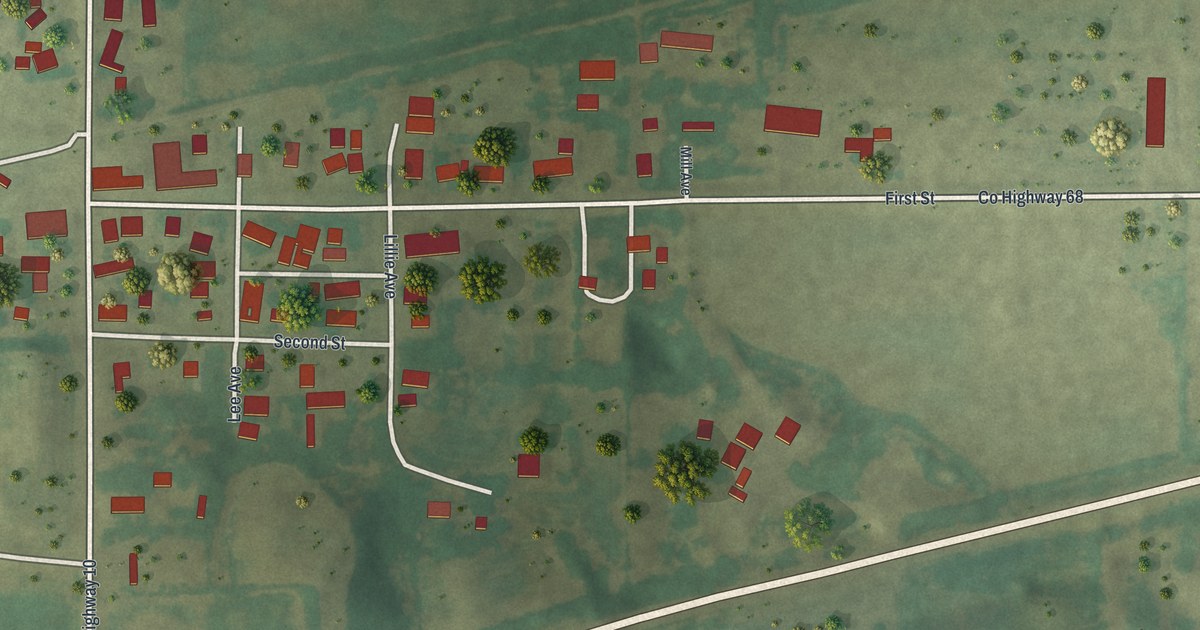 Map of Roscoe, Minnesota in 2026